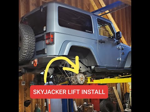 JEEP JK SKYJACKER LIFT INSTALL