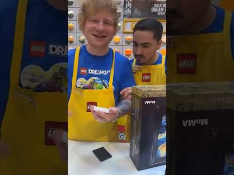 Ed Sheeran gifts fan with concert tickets, Legos at Lego store event Shorts