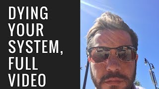 Hair Replacement Men's Hair System Review Dying Your System, Full Video!