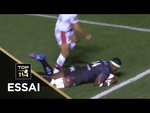 TOP 14 - Essai de Masivesi DAKUWAQA (RCT) - Toulon - Lyon - J2 - Saison 2020/2021