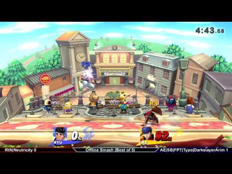 Smash 4 DarkslayerArim (Ike) vs Neutricity (Ryu) 6/5/17