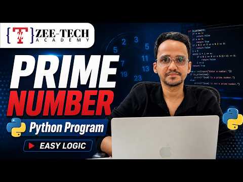 Prime Number Program In Python Using For Loop Hindi Tutorial