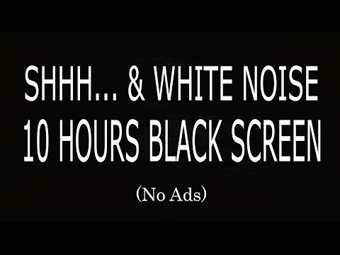 10 Hours Shhh Sound 🌙 The Ultimate White Noise for Colicky Baby Sleep | No Ads