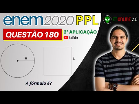 ENEM PPL 2020 - questão 180 (Matemática: Geometria Plana) - Caderno cinza.