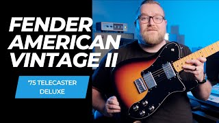 Video thumbnail for The All New Fender American Vintage II Series: '75 Telecaster Deluxe Demo/Playthrough by WJB3