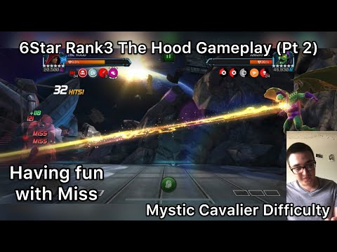The Hood Buff Gameplay Part 2 (6 Star Rank 3) Having Fun with Miss & Hex Bullets! MCOC