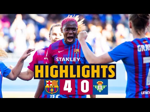 OSHOALA HAT-TRICK IN SPECTACULAR WIN| HIGHLIGHTS BARÇA 4 - 0 BETIS 💪