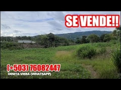 5 90 MANZANAS EN EL CONGO  SANTA ANA APTAS PARA LOTIFICAR