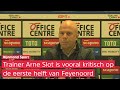 Arne Slot na FC Groningen-Feyenoord (1-1): 'De golf van gemiste kansen begint langer te worden'