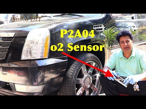 How To Replace o2 Sensor on Cadillac Escalade | Code P2A04 Bank 2 Sensor 2