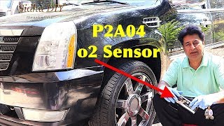 How To Replace o2 Sensor on Cadillac Escalade | Code P2A04 Bank 2 Sensor 2