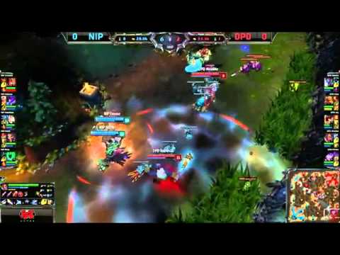 NIP Nukeduck Ahri VS DPD niQ Ziggs Game 1 Highlights   EU CS Final Spring 2014 MUST SEE