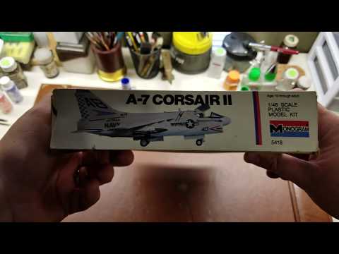 Monogram Kit No. 5418 A-7 Corsair II Ca. 1979