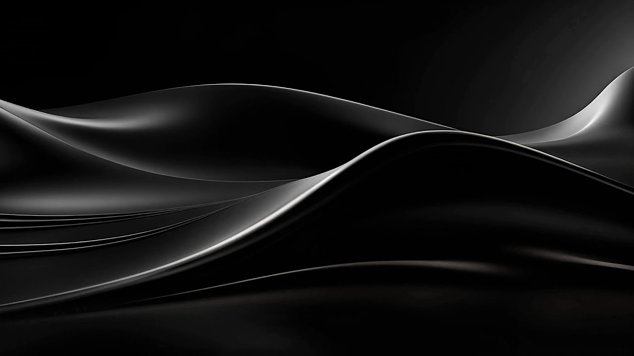 Black Tech Corporate Motion Design with Abstract Waves