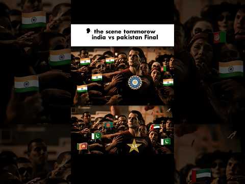 India vs Pakistan final 🥶💀
