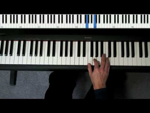 Blues Lick with Triplets and 4ths - Advanced Piano Lesson!!!