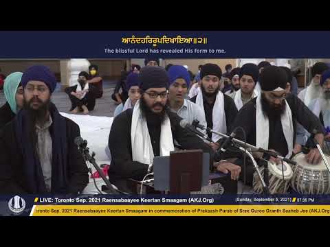 008 Toronto September 2021 - Raensabaayee Keertan - Bhai Jagdeep Singh Jee Windsor