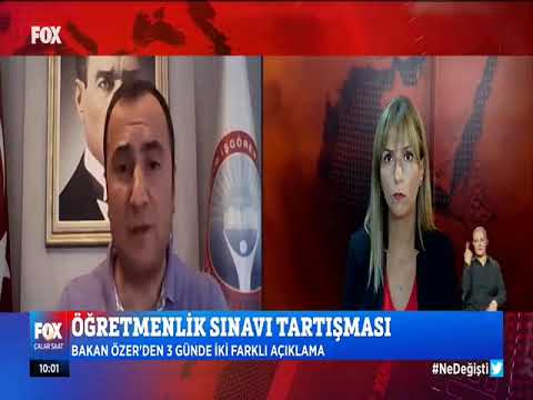 Genel Başkanımız Kadem Özbay, Milli Eğitim Bakanı Mahmut Özer’in Öğretmenlik Kariyer Basamakları ile ilgili açıklamalarını Fox TV Çalar Saat değerlendirdi. | EĞİTİM İŞ