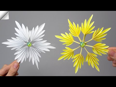 3d paper snowflakes Christmas paper crafts 2024