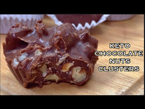 KETO CHOCOLATE NUTS CLUSTERS | NO SUGAR ADDED