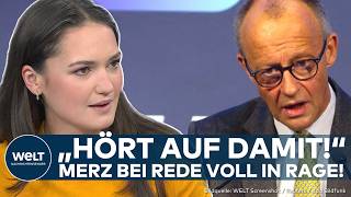 BONN: "Hört auf damit!" Merz voll in Rage bei Rede vor Jungen Union! Kanzler mac