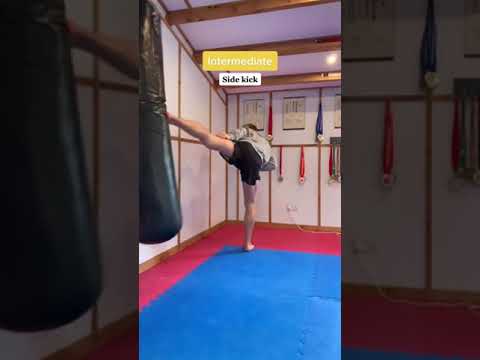 Beginner, intermediate and advanced kicks