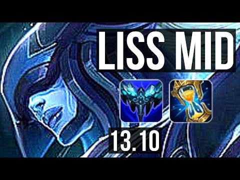 LISS vs ZED (MID) | 5.7M mastery, 900+ games, 1/2/16 | KR Master | 13.10