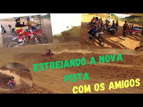 TREINO DE MOTOCROSS COM OS AMIGOS , VALNEY COM O FILHO ,,,