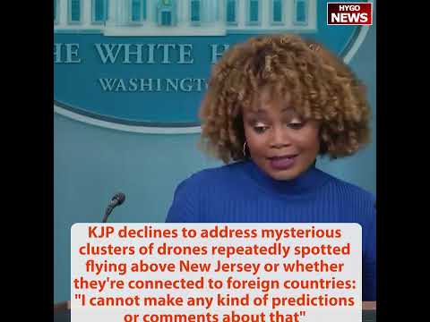 KJP not address mysterious drone clusters repeatedly New Jersey; price gouging insurance company