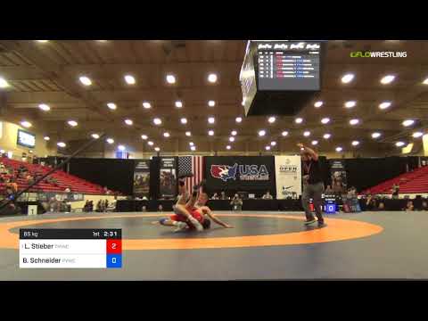 2018 Marine Corps US Open/Senior Men's Freestyle 65 Rnd Of 32 - Logan Stieber (TMWC) Vs. Ben Schne