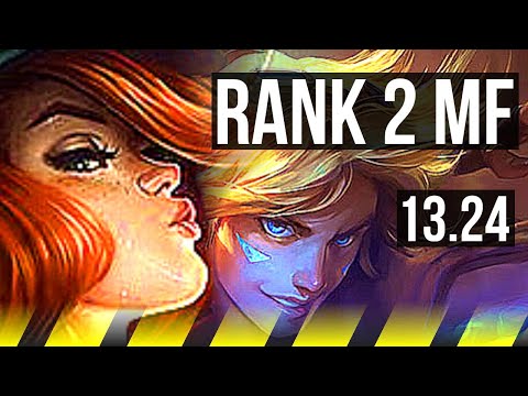MISS FORTUNE & Heimerdinger vs EZREAL & Soraka (ADC) | Rank 2 MF, 20/3/6 | EUW Challenger | 13.24