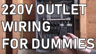 DETAILED DIY: Wiring a 240v outlet step by step from breaker to outlet
