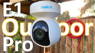 Review: E1 Outdoor Pro Reolink mit richtig guter Bewegungsverfolgung Nachtsicht in Farbe und PTZ!