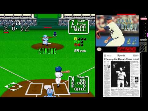 Nolan Ryan's Baseball Super Nintendo