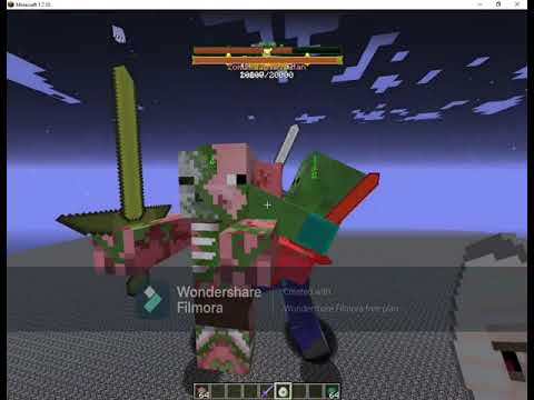Zombie Titan vs Zombie Pigman Titan | Mob Battle