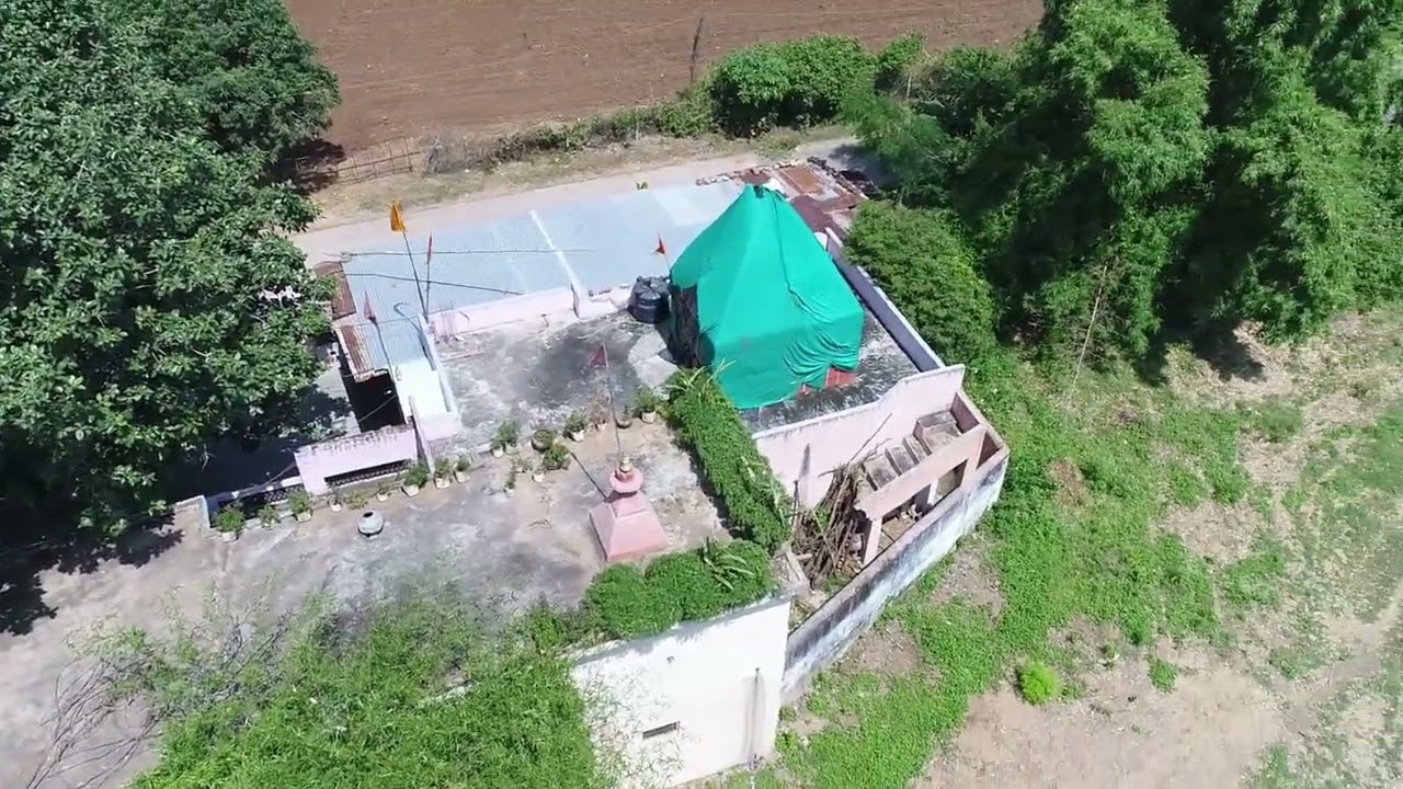 Drone view of Krushi Teerth farm.