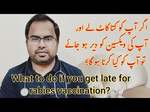 , title : 'Anti-Rabies Vaccine: What to do  if You Get Late for Anti-Rabies Vaccination?'