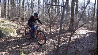 Unique Old school rock ride feature on the newer part of Bug trail.