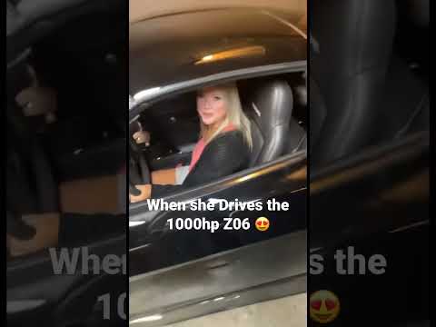 If she can handle a 1000hp Z06 She’s a keeper!