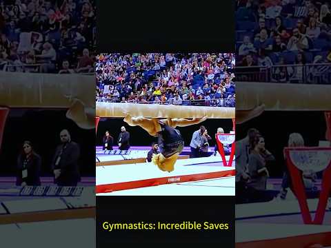 Epic save in gymnastics competition 55 #gymnastics #gymnasticsmoments #usa #fyp #foryou