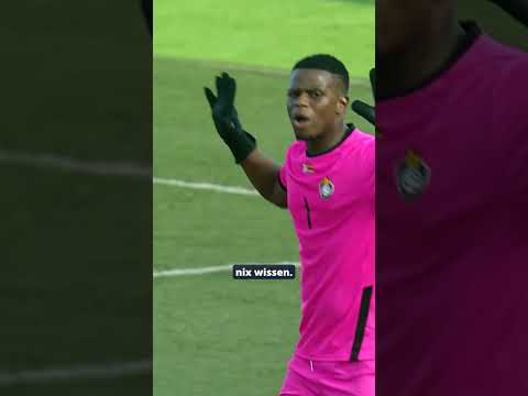 Totalaussetzer in der afrikanischen WM-Quali 😂 #wmqualifikation #simbabwe #nigeria