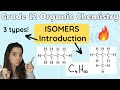 Isomers Organic Chemistry Grade 12 Introduction