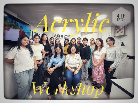 DIY Nail Workshop-Acrylic Application#nails #naildesigntutorial #acrylicnails #tutorials #viralvideo