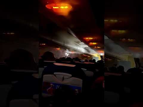 Inside the crashed plane from India