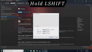 Change Resolution/Graphics/Controls in VRCHAT
