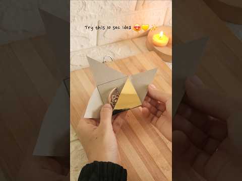 Cutest DIY mini Gift Wrap Idea | Easy & Handmade 💛✨