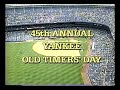 45th Yankee Old Timers Game 1991