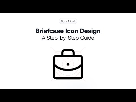 How to make a Briefcase icon in Figma | Icon Design