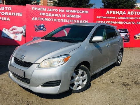 Краткий обзор а/м Тойота Матрикс 2008 г/в