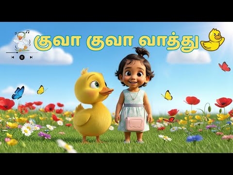 "🎶 Kuva Kuva Vathu Song: Unforgettable Kids Rhymes in Tamil with Saira & Subi! 🦆✨"